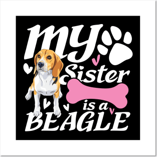 My Sister is a Beagle Posters and Art